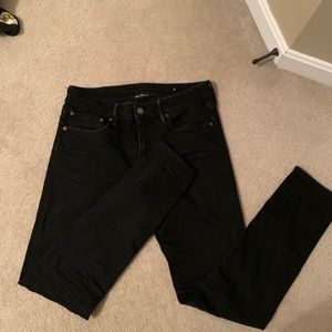 Black American Eagle Skinny Jeans
